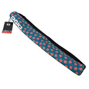 NWT New OGIO Can Cooler Hibiscus 23‎ Teal Floral Insulated Zippered Bag 6 cans